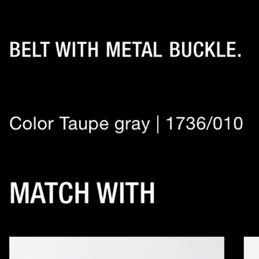 Zara metal buckle belt - Picture 6 of 7